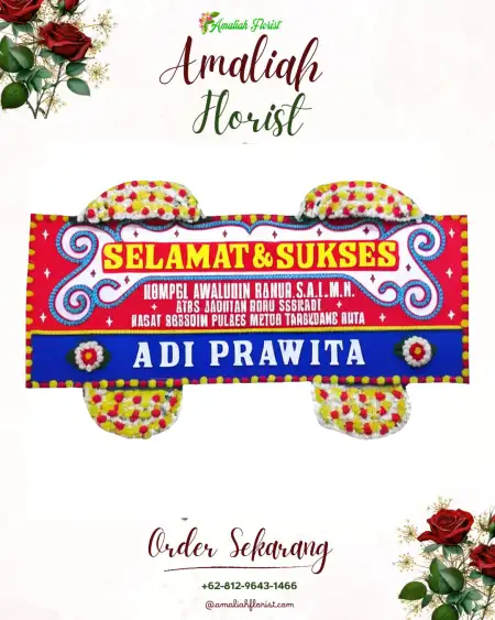 Papan Bunga Ucapan Selamat Namrole